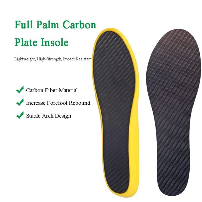 Gold Performance Insoles–Customized Carbon Fiber Inserts, Non-Cleated Shoes–Basketball, Volleyball, Racquet Sports, Running & Mo ( (3)