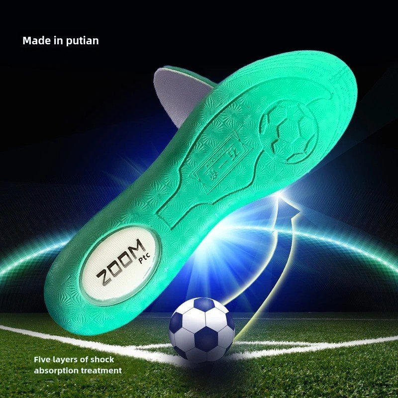 Breathable Carbon Fiber Anti-Twist Football Insoles Non-Slip Shock Absorption Sports Shoe Insoles (1 (3)