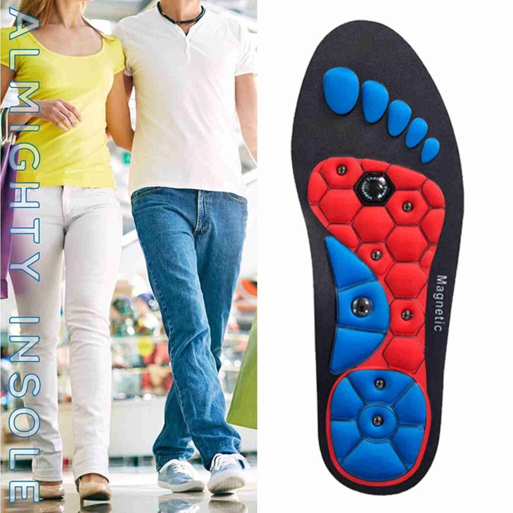 Acupressure Magnetic Insoles – Orthopedic Insoles for Pain Relief, Massage Therapy