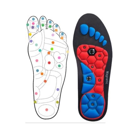 Acupressure Magnetic Insoles – Orthopedic Insoles for Pain Relief, Massage Therapy