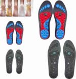 Acupressure Magnetic Insoles – Orthopedic Insoles for Pain Relief, Massage Therapy