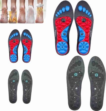 Acupressure Magnetic Insoles – Orthopedic Insoles for Pain Relief, Massage Therapy