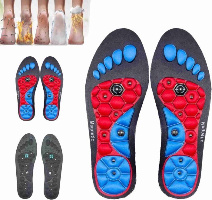 Acupressure Magnetic Insoles – Orthopedic Insoles for Pain Relief, Massage Therapy