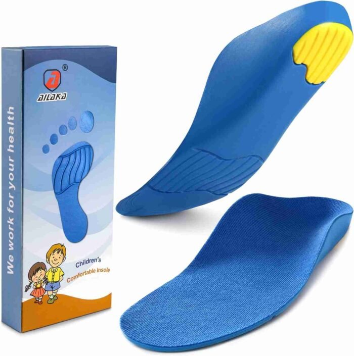 Kids PU Foam Insoles with Arch Support – Plantar Fasciitis Inserts for Flat Feet (1)