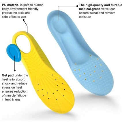 Memory Foam Insoles for Plantar Fasciitis Relief – Premium Arch Support Insoles (7)