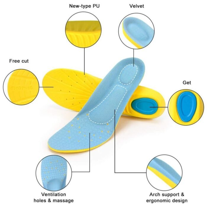 Memory Foam Insoles for Plantar Fasciitis Relief – Premium Arch Support Insoles (7)