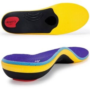 Plantar Fasciitis Insoles with Arch Support for Flat Feet and Work Boots