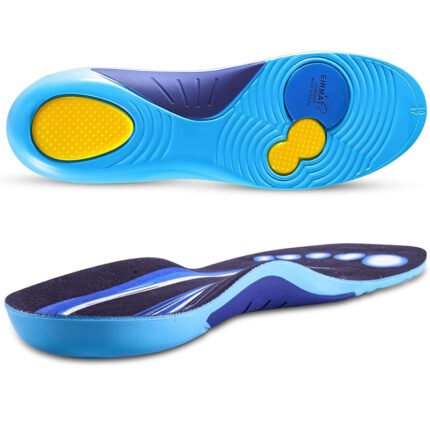 Premium Gel Insoles for Plantar Fasciitis Relief – Arch Support Inserts and Orthotic Insoles