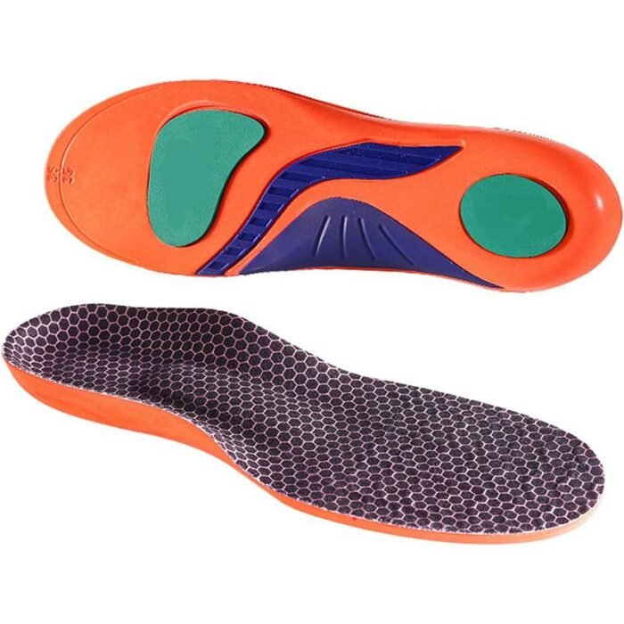 Shock-Absorbing Running Insoles with Arch Support - Perfect for Basketball and Football