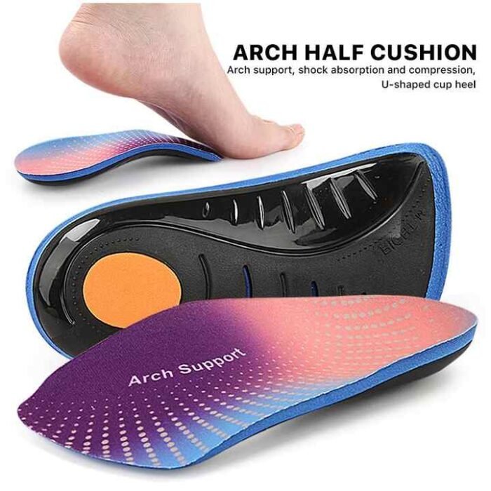 Quality Flat Feet Insoles with Arch Support for Work Boots